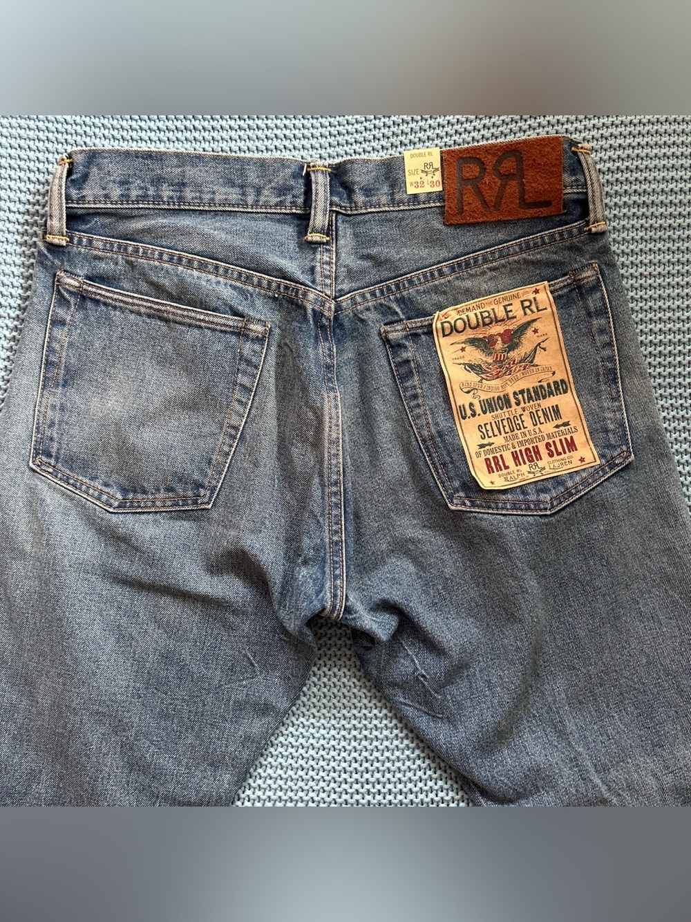 Ralph Lauren Double RL High Slim Denim Jeans - Picture 2 of 5